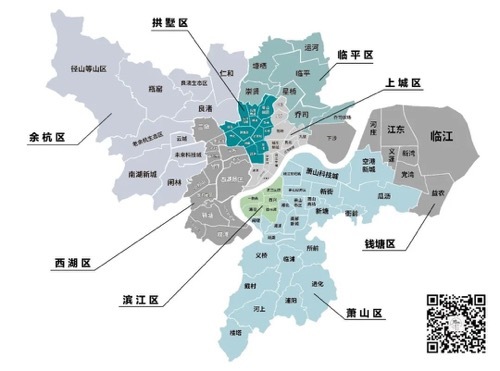 杭州市区域划分最新